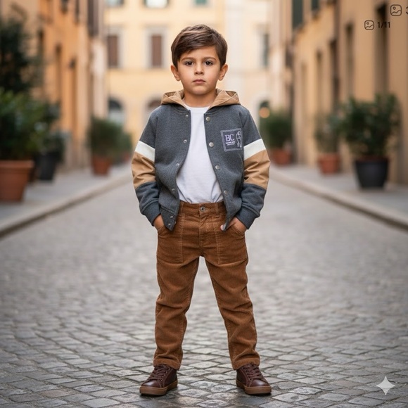 ❤️Brunello Cucinelli Kids Straight Corduroy light brown trousers size 6❤️ - Picture 1 of 10